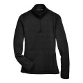 Devon & Jones Women's Newbury Melange Fleece Quarter-Zip ...