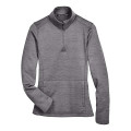 Devon & Jones Women's Newbury Melange Fleece Quarter-Zip ...