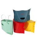 Foldable Stool with Carrying Basket