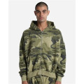 Shaka Wear Unisex Garment-Dyed Cropped Full-Zip Hooded Sw...