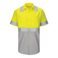 Red Kap Men's Enhanced & Hi-Visibility Work Shirt