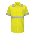 Red Kap Men's Enhanced & Hi-Visibility Work Shirt