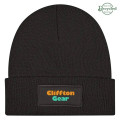 Patch rPET Knit Beanie With Cuff