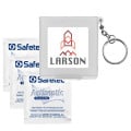 Antiseptic Wipes In Carrying Case Keychain