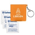 Antiseptic Wipes In Carrying Case Keychain