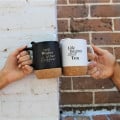14 Oz. Cork Base Ceramic Mug