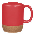 14 Oz. Cork Base Ceramic Mug