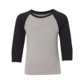 Next Level Youth CVC Three-Quarter Sleeve Raglan T-Shirt