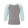 Next Level Youth CVC Three-Quarter Sleeve Raglan T-Shirt
