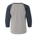 Next Level Youth CVC Three-Quarter Sleeve Raglan T-Shirt