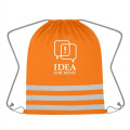 Reflective Safety Drawstring Bag