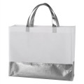 Flair Metallic Accent Non-Woven Tote Bag