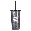 24 Oz. Sequin Tumbler