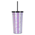 24 Oz. Sequin Tumbler