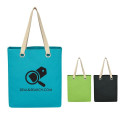 Vibrant Cotton Canvas Tote Bag
