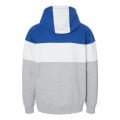 J. America Men's Varsity Fleece Colorblocked Hooded Sweat...
