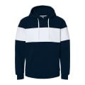 J. America Men's Varsity Fleece Colorblocked Hooded Sweat...