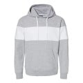 J. America Men's Varsity Fleece Colorblocked Hooded Sweat...