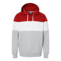 J. America Men's Varsity Fleece Colorblocked Hooded Sweat...