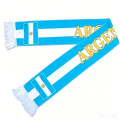 Premium Country Flag Soccer Fan Scarf with Fringed Ends 