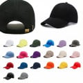 Classic Cotton Plain Baseball Cap 