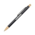 Charon Aluminum Ballpoint Pen w/Bamboo Clicker & Tip