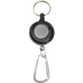 Transparent Badge Reel with Carabiner and Keyring