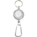 Transparent Badge Reel with Carabiner and Keyring
