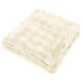 Faux Fur rPET Bubble Blanket