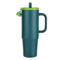 Kentia SS Travel Mug w/Silicone Straw & Charm Holder - 30oz