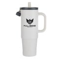 Kentia SS Travel Mug w/Silicone Straw & Charm Holder - 30oz