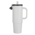 Kentia SS Travel Mug w/Silicone Straw & Charm Holder - 30oz