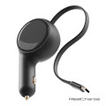 ReelCharge Car Charger w/Retractable Cable