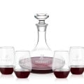 Elliston Decanter & Vale Stemless Wine Set