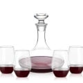 Elliston Decanter & Vale Stemless Wine Set