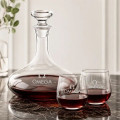 Elliston Decanter & Garland Stemless Wine Set