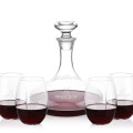 Elliston Decanter & Carlita Stemless Wine Set