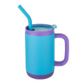 Abelia SS Sip & Twist Lid Mug w/Straw - 16oz