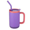 Abelia SS Sip & Twist Lid Mug w/Straw - 16oz