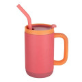 Abelia SS Sip & Twist Lid Mug w/Straw - 16oz