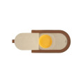 Leeman Pebble Grain AirTag Luggage Tag