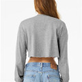 Bella Canvas Ladies' Cropped Long Sleeve Shirt