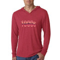 Next Level Men's Tri-Blend L/S Hoodies
