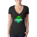 Next Level Ladies CVC Deep V Crew Neck Tee Shirts