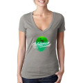 Next Level Ladies CVC Deep V Crew Neck Tee Shirts