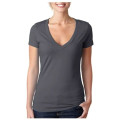 Next Level Ladies CVC Deep V Crew Neck Tee Shirts
