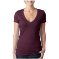 Next Level Ladies CVC Deep V Crew Neck Tee Shirts