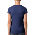 Next Level Ladies CVC Deep V Crew Neck Tee Shirts