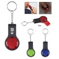 Reflector Key Light With Safety Whistle