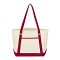 Medium Cotton Canvas Sailing Tote Bag
